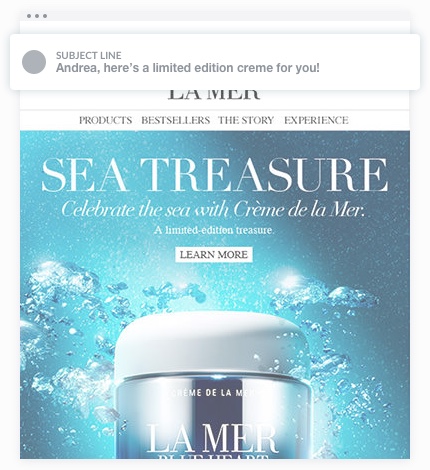 Email Marketing - La Mer Promotion Email